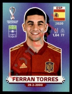 ESP18 Ferran Torres – FIFA World Cup Qatar 2022 Panini
