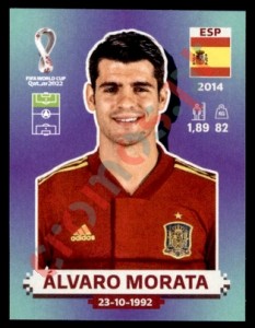 ESP19 Álvaro Morata – FIFA World Cup Qatar 2022 Panini