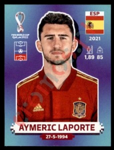 ESP8 Aymeric Laporte – FIFA World Cup Qatar 2022 Panini