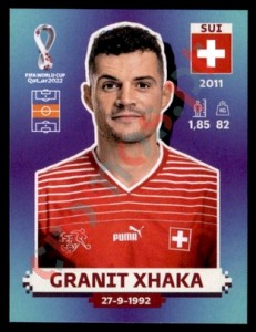 SUI14 Granit Xhaka – FIFA World Cup Qatar 2022 Panini