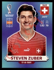SUI16 Steven Zuber – FIFA World Cup Qatar 2022 Panini