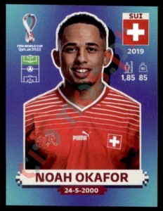 SUI18 Noah Okafor – FIFA World Cup Qatar 2022 Panini