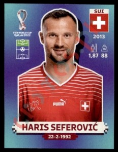 SUI19 Haris Seferović – FIFA World Cup Qatar 2022 Panini