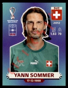 SUI3 Yann Sommer – FIFA World Cup Qatar 2022 Panini