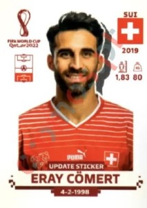 SUI7x Eray Cömert – FIFA World Cup Qatar 2022 Panini