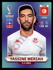 TUN10 Yassine Meriah – FIFA World Cup Qatar 2022 Panini