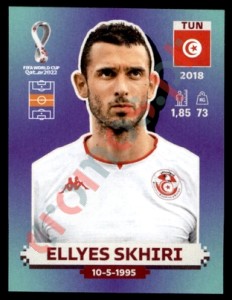 TUN16 Ellyes Skhiri – FIFA World Cup Qatar 2022 Panini