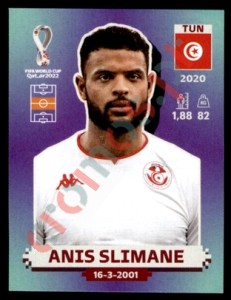 TUN17 Anis Slimane – FIFA World Cup Qatar 2022 Panini