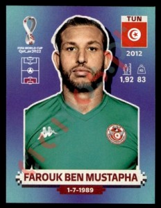 TUN4 Farouk Ben Mustapha – FIFA World Cup Qatar 2022 Panini