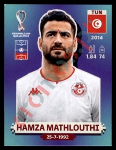 TUN9 Hamza Mathlouthi – FIFA World Cup Qatar 2022 Panini