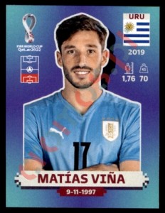 URU10 Matías Viña – FIFA World Cup Qatar 2022 Panini