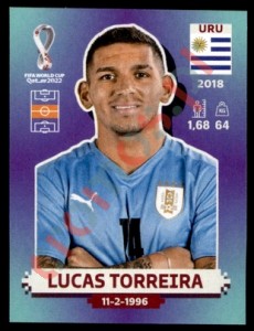 URU14 Lucas Torreira – FIFA World Cup Qatar 2022 Panini