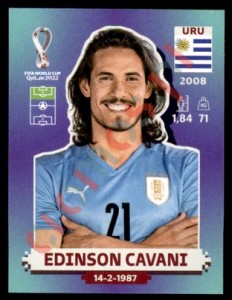 URU17 Edinson Cavani – FIFA World Cup Qatar 2022 Panini