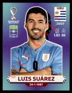 URU20 Luis Suárez – FIFA World Cup Qatar 2022 Panini