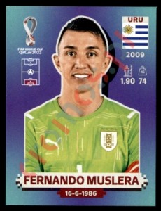 URU3 Fernando Muslera – FIFA World Cup Qatar 2022 Panini