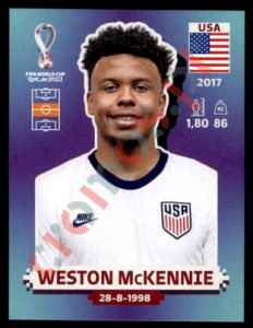 USA14 Weston McKennie – FIFA World Cup Qatar 2022 Panini