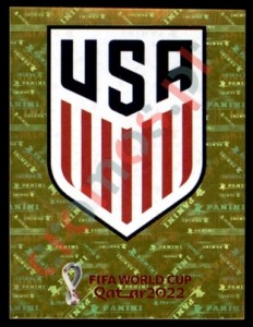 USA2 Team Logo – FIFA World Cup Qatar 2022 Panini