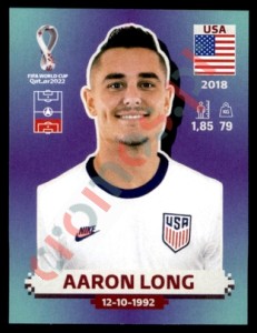 USA6 Aaron Long – FIFA World Cup Qatar 2022 Panini