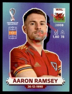 WAL14 Aaron Ramsey – FIFA World Cup Qatar 2022 Panini