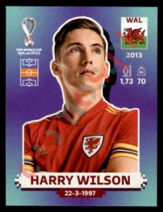 WAL16 Harry Wilson – FIFA World Cup Qatar 2022 Panini