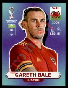 WAL17 Gareth Bale – FIFA World Cup Qatar 2022 Panini