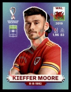 WAL20 Kieffer Moore – FIFA World Cup Qatar 2022 Panini