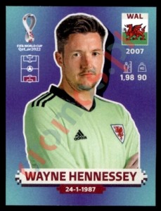 WAL4 Wayne Hennessey – FIFA World Cup Qatar 2022 Panini