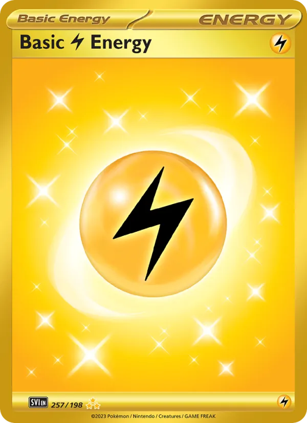 257 Basic Lightning Energy – Scarlet & Violet