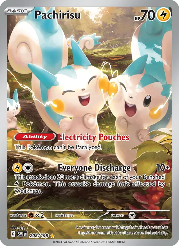 208 Pachirisu – Scarlet & Violet