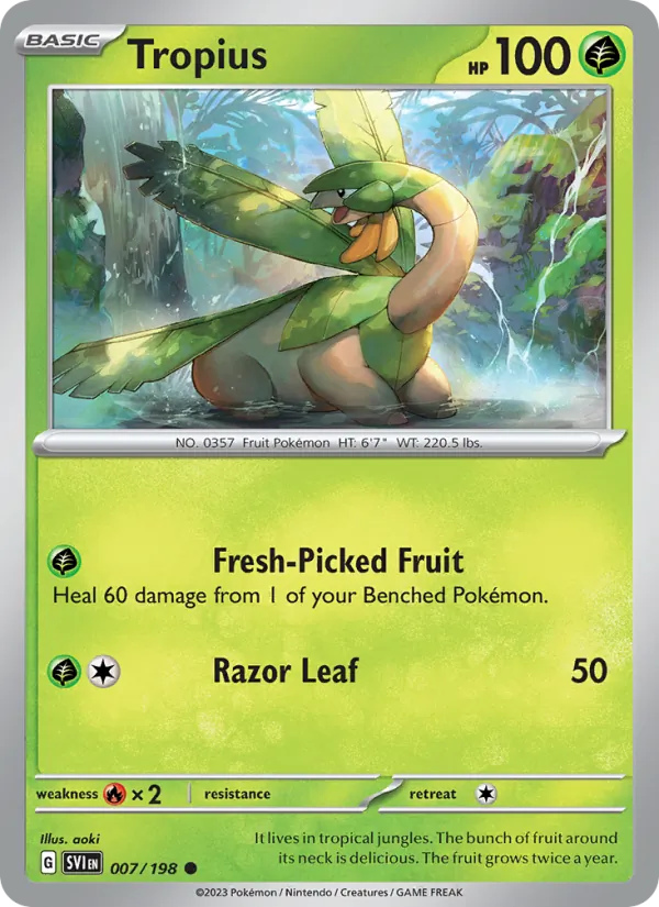 007 Tropius – Scarlet & Violet