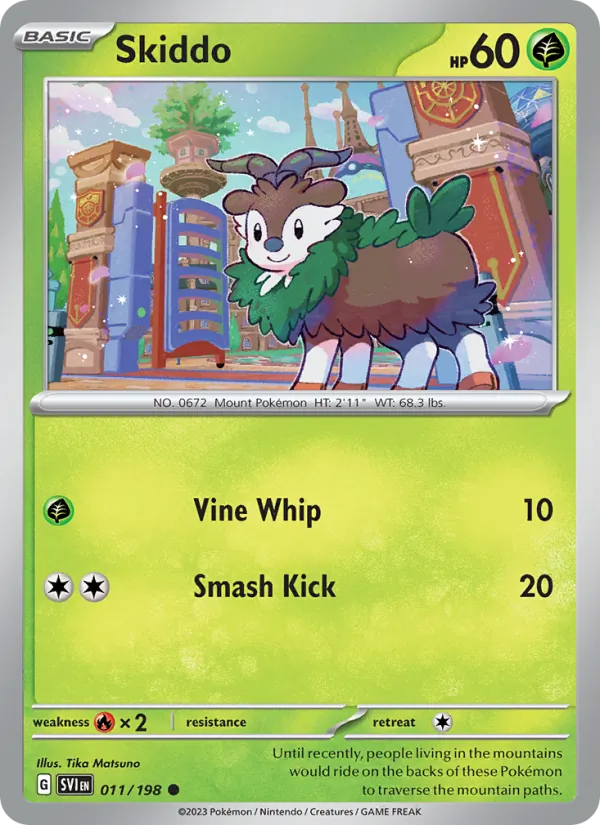 011 Skiddo – Scarlet & Violet
