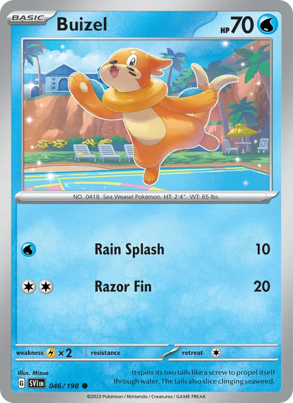 046 Buizel – Scarlet & Violet