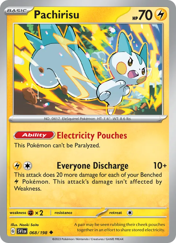 068 Pachirisu – Scarlet & Violet