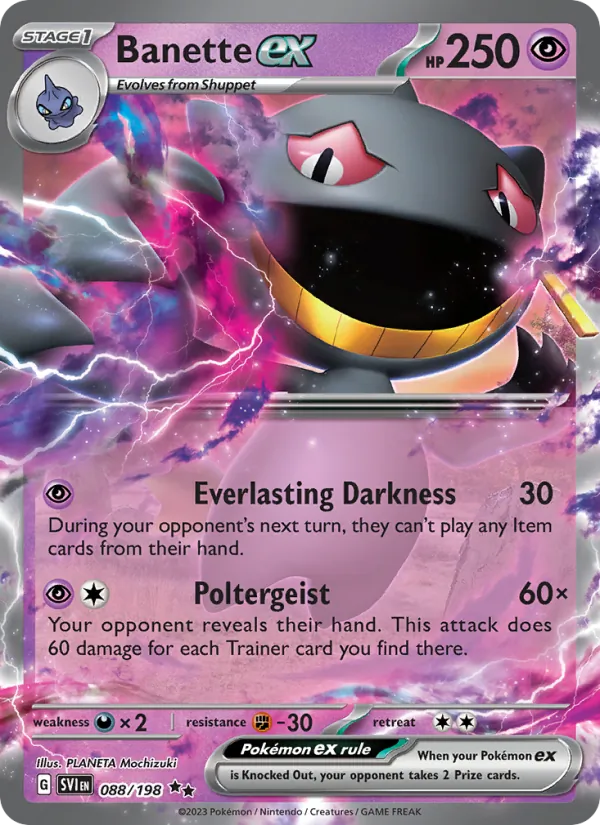 088 Banette ex – Scarlet & Violet