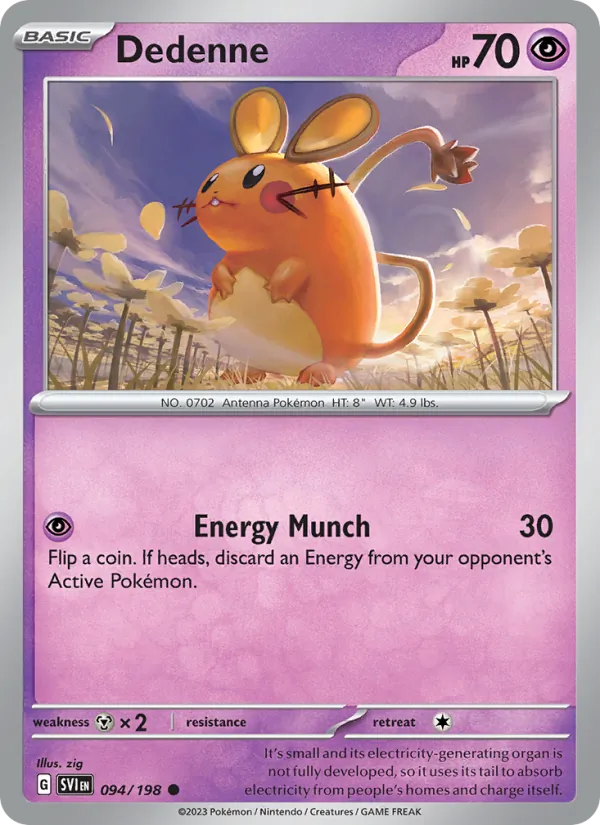 094 Dedenne – Scarlet & Violet