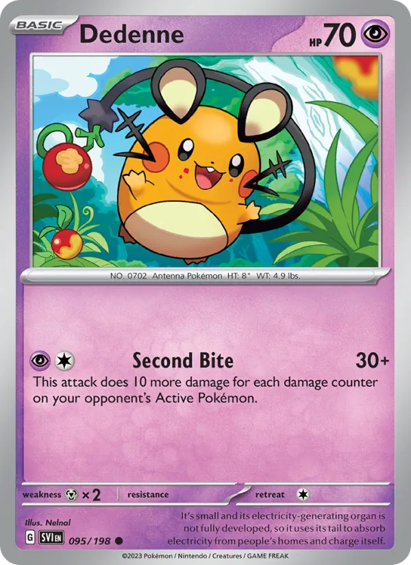 095 Dedenne – Scarlet & Violet