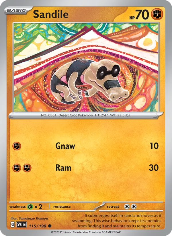 115 Sandile – Scarlet & Violet