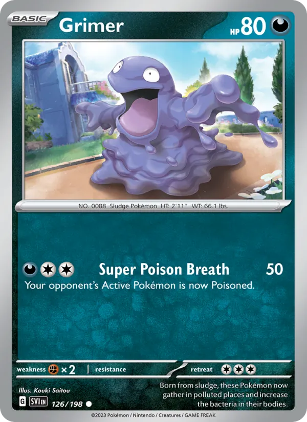 126 Grimer – Scarlet & Violet