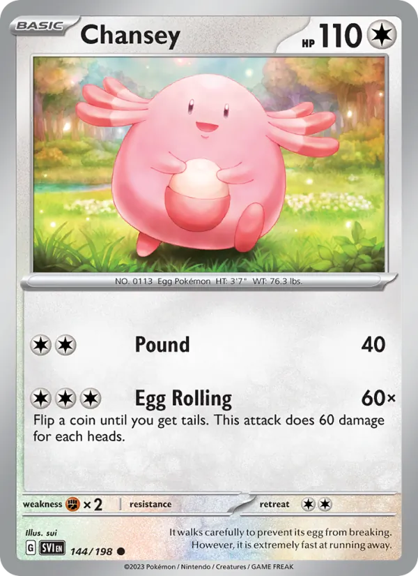144 Chansey – Scarlet & Violet