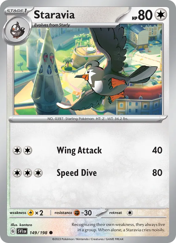 149 Staravia – Scarlet & Violet