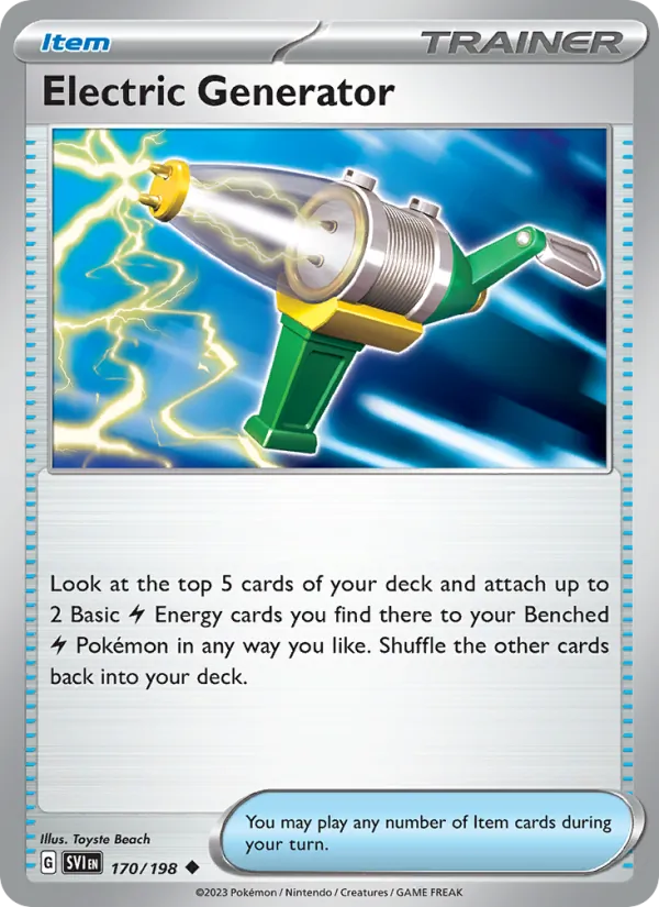 170 Electric Generator – Scarlet & Violet