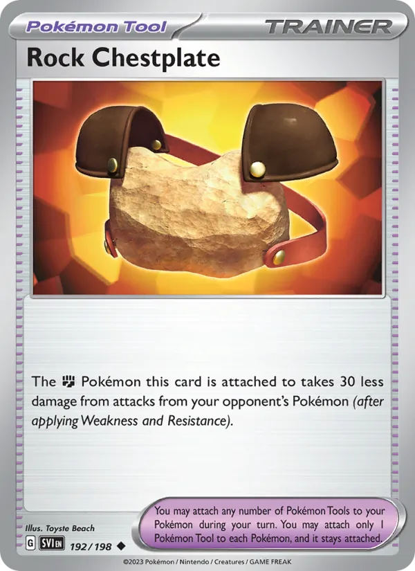 192 Rock Chestplate – Scarlet & Violet