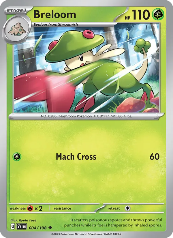 004-RH Breloom – Scarlet & Violet