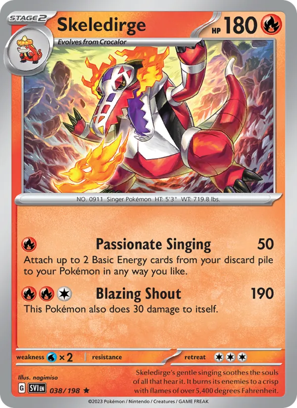 038-RH Skeledirge – Scarlet & Violet