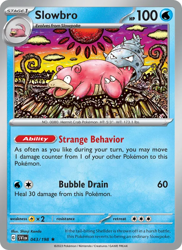 043-RH Slowbro – Scarlet & Violet