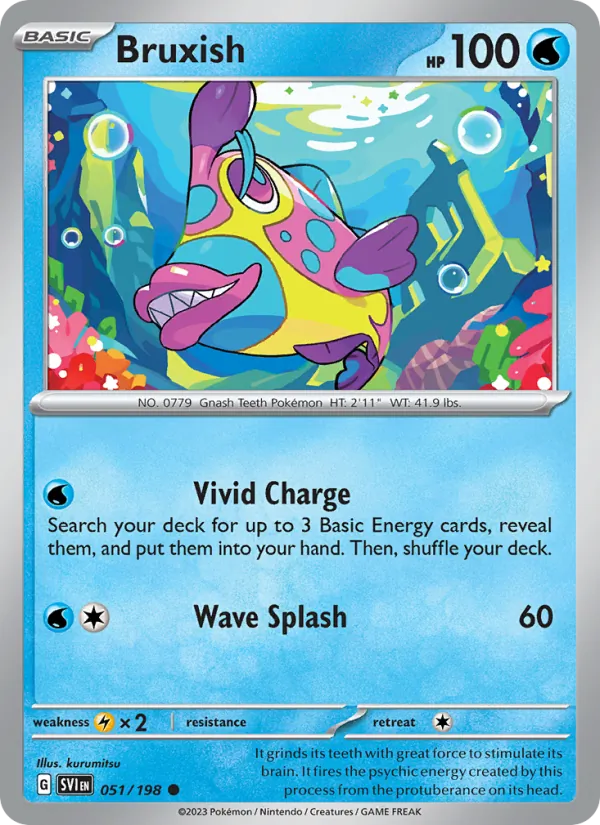 051-RH Bruxish – Scarlet & Violet