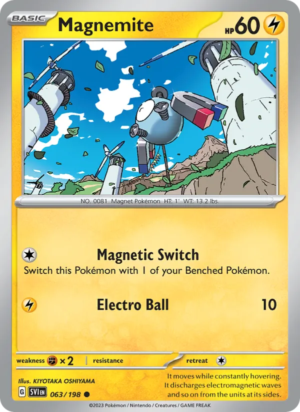063-RH Magnemite – Scarlet & Violet