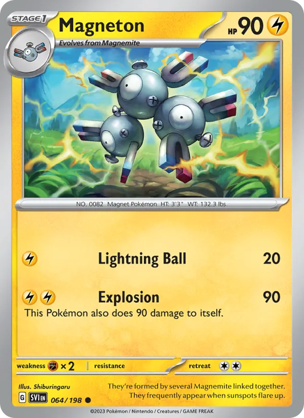 064-RH Magneton – Scarlet & Violet