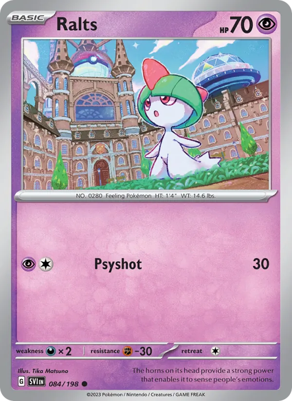084-RH Ralts – Scarlet & Violet