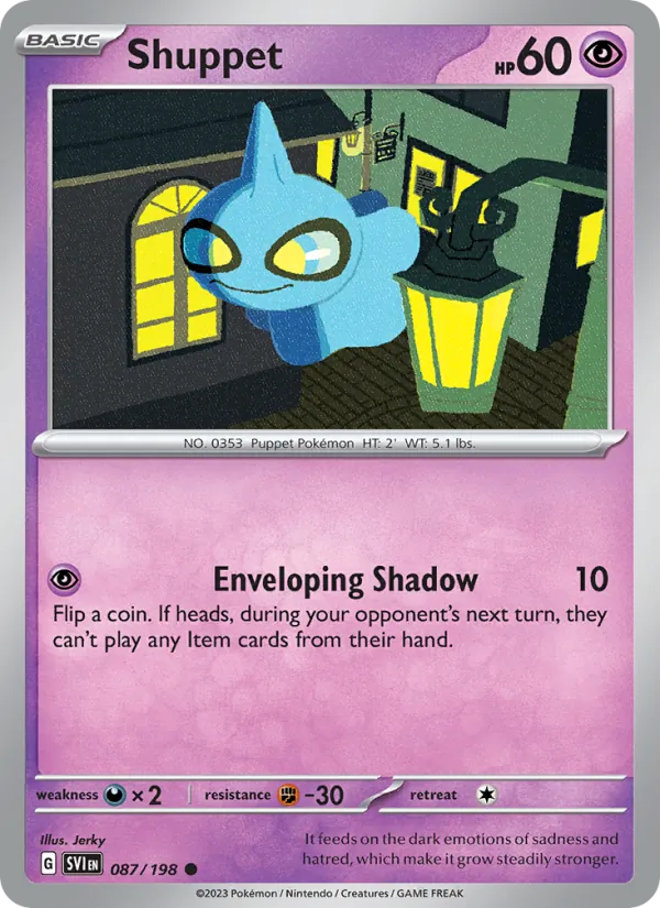 087-RH Shuppet – Scarlet & Violet